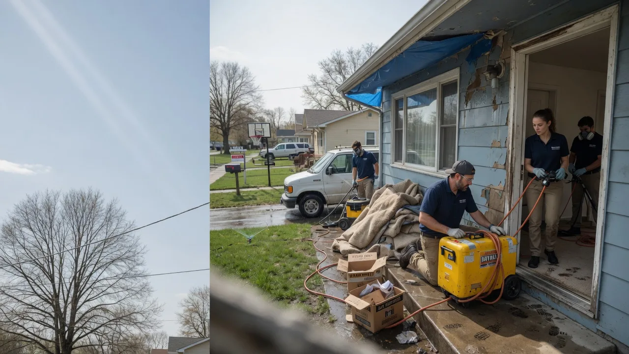 Basement Flood Cleanup in Mazon, IL near me